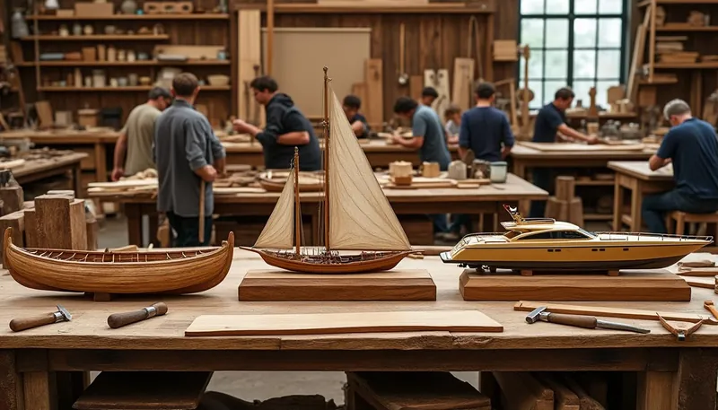 How has wooden boat craftsmanship evolved over time?