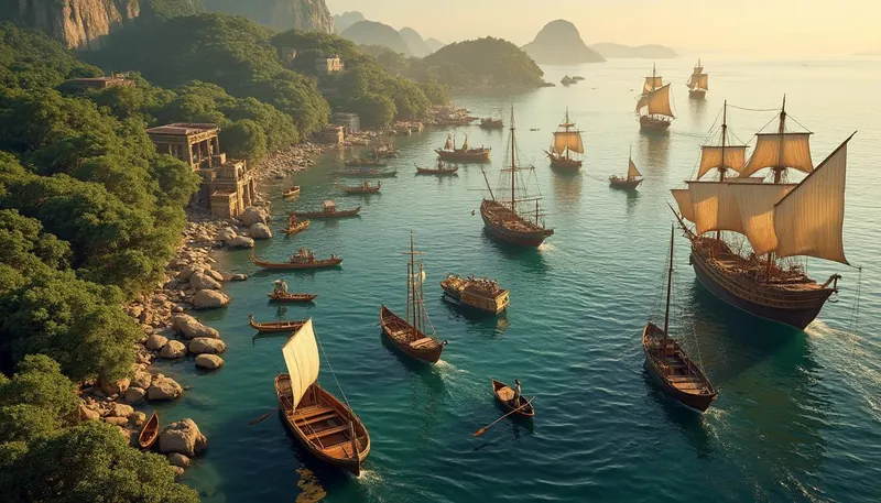 How long have wooden boats been used in human history?