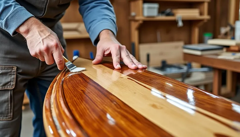What is epoxy resin, and why is it used in wooden boats?