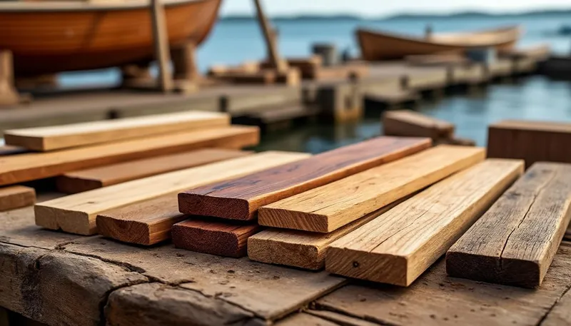 What kind of wood is best for boat hulls?
